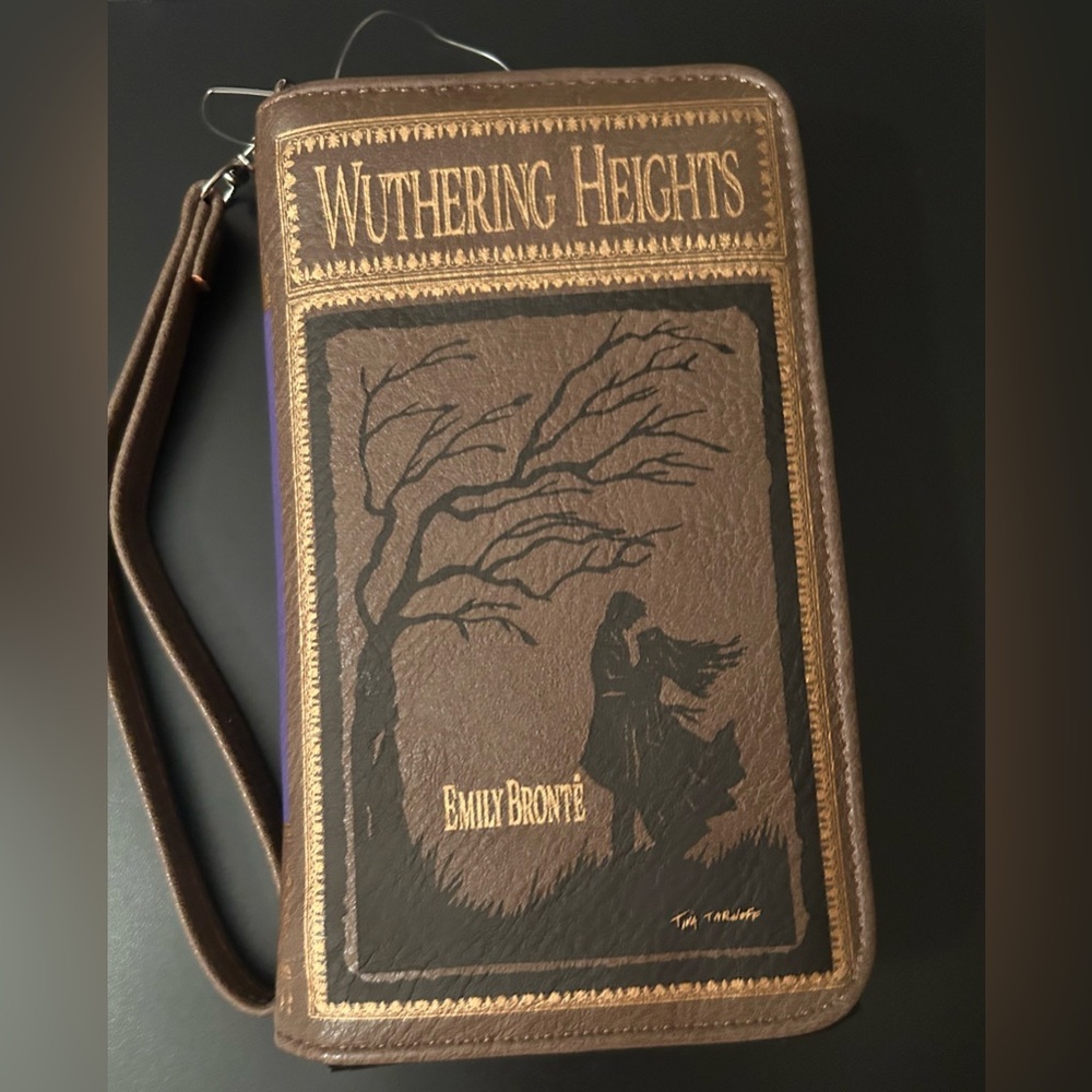 Wuthering Heights Book Wallet Wristlet Clutch